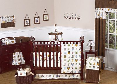 owl baby bedding