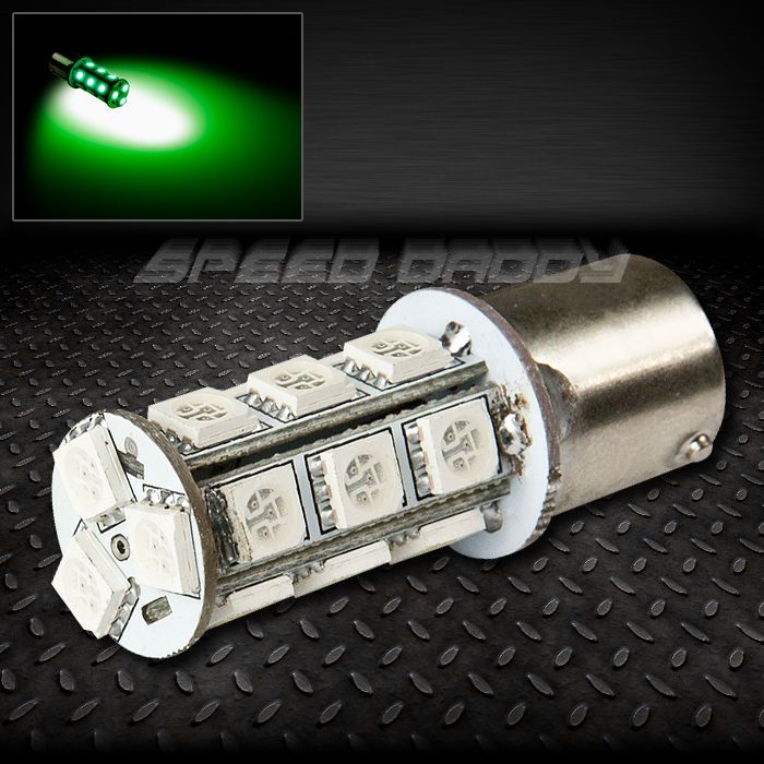 1156 GREEN 5050 5055 LED AUTO TURN SIGNAL 12V TAIL LIGHT BULB LAMP