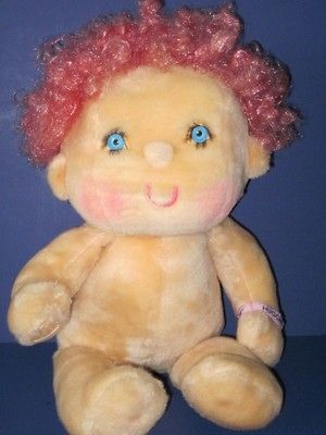 Vintage Kenner Hugga Bunch Huggins Plush Doll Pink Hug 1985