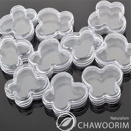 10 Clear Butterfly Lip Balm,Lip Butter,Ointm ent,Cosmetic Empty Jar