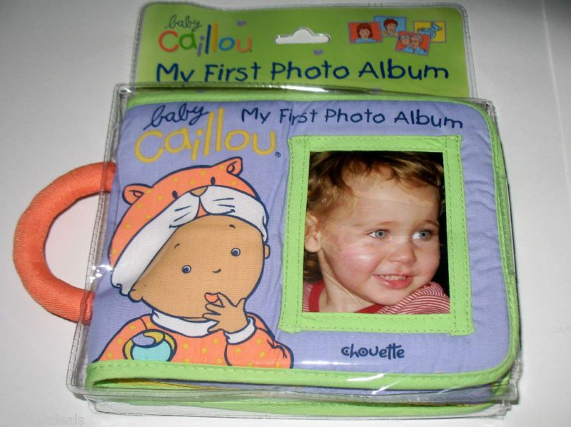 NEW BABY CAILLOU MY FIRST PHOTO ALBUM PLUSH CHOUETTE