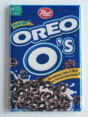 Cereal Box FRIDGE MAGNET chocolate cookies oreos vintage style