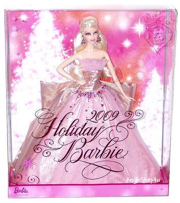 BARBIE PINK HAPPY HOLIDAY 2009 DOLL 50th ANNIVERSARY DOLL