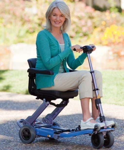 Freerider LUGGIE Folding Travel Senior Mobility Scooter Cart + EXTRA