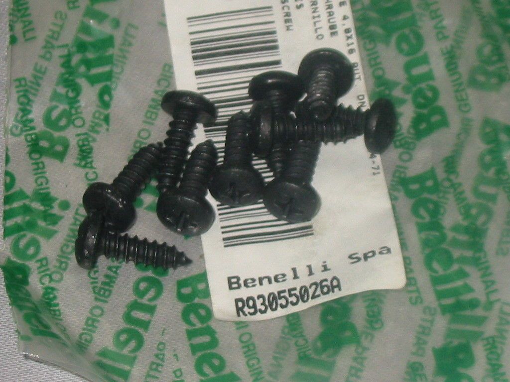 BENELLI SCOOTER 491 K2 ADIVA BODYWORK SCREW R93055026A (10 PACK