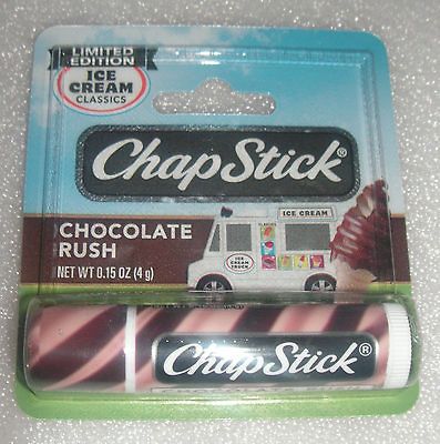 CHAP STICK LIMITED EDITION CHOCOLATE RUSH ICE CREAM FLAVORED LIP BALM