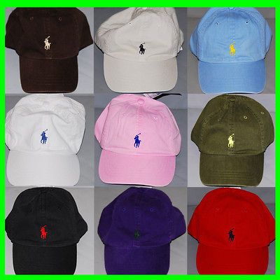 Lauren Ball Cap Hat Mens Pony Logo Baseball Caps Hats One Size P003