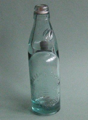 Whackymuseum Bottle Embossed Codd Marble William H. Baxter Vintage