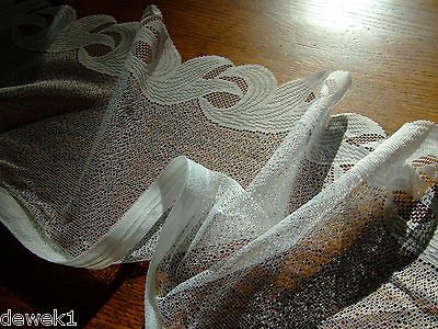 French Sheers Netting Waves Dainty Curtain Valance 3 YARDS AVAIL