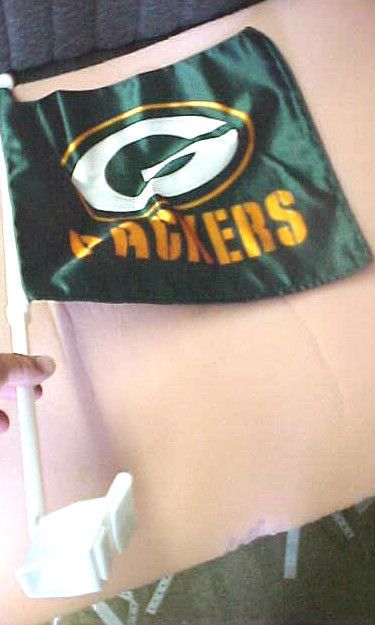 licensed KW Team Car Flag Green Bay Packers football NFL truck