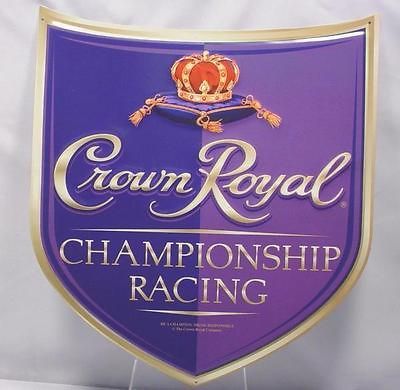 METAL CROWN ROYAL CHAMPIONSHIP RACING TIN SIGN SIGNS