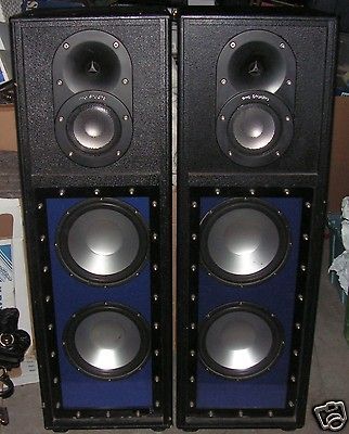 PRO STUDIO SPEAKERS PS 413, Dual 12 Woofers, Titanium Voice Coil