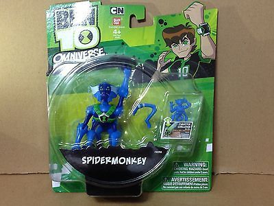 Ban Dai 2012 Ben Ten 10 Omniverse Alien Spidermonkey 4 inch Figure