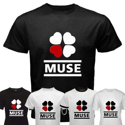 LOVE MUSE Custom Fan White Ringer Black T Shirt S XL