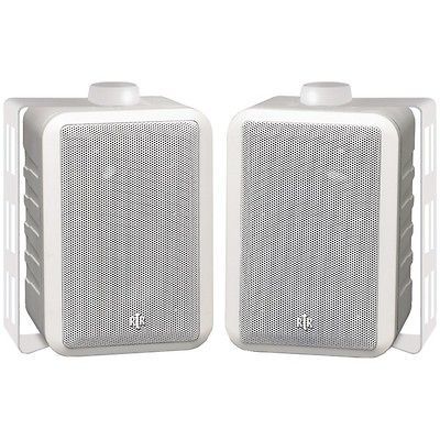 BIC RTR RTRV44 2W INDOOR/OUTDOOR 3 WAY SPEAKERS (WHITE)