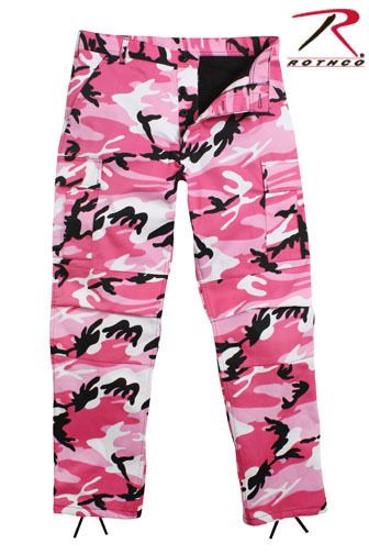 ROTHCO PINK CAMO B.D.U. PANTS