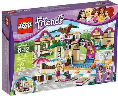 LEGO FRIENDS/HEARTL AKE CITY POOL/AGES 6 12/423 PIECES/ JUST RELEASED