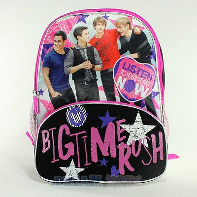 Big Time Rush Backpack   Large 16 School Bag Logan James Kendall