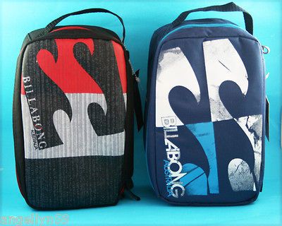 BILLABONG School Insulated Boys Girls Lunchbox Travel Toiletries