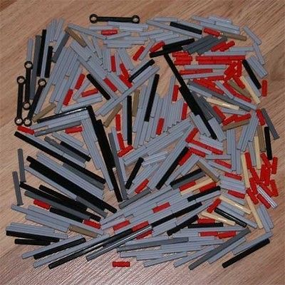   Axles Rods Shafts Arms   Selection 320 Parts   Black Red Grey NEW