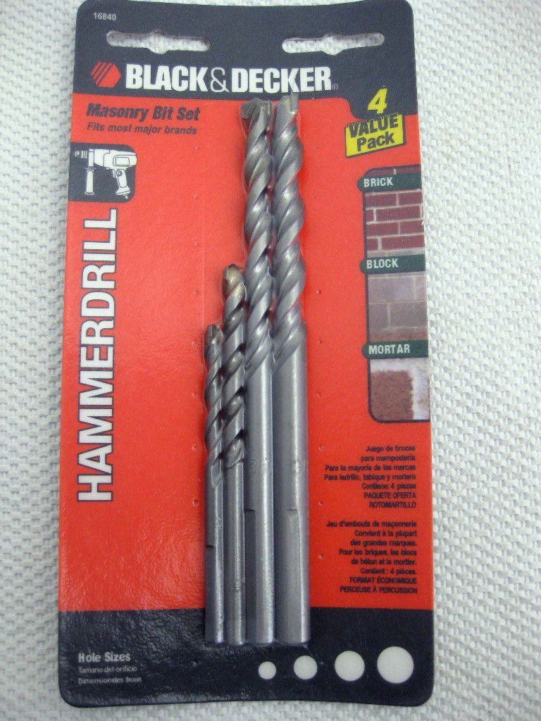 black and decker hammer drill
