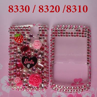 Bling Diamond Full Hard Case Skin at&t Blackberry Curve 8300 Cover