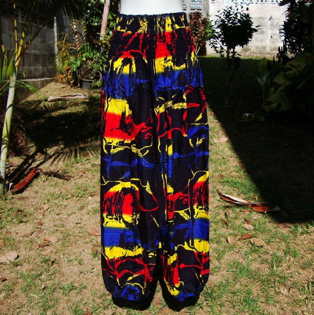 BOB MARLEY RASTA RAGGAE SKORTS SKIRT/PANTS COMBO RAYON