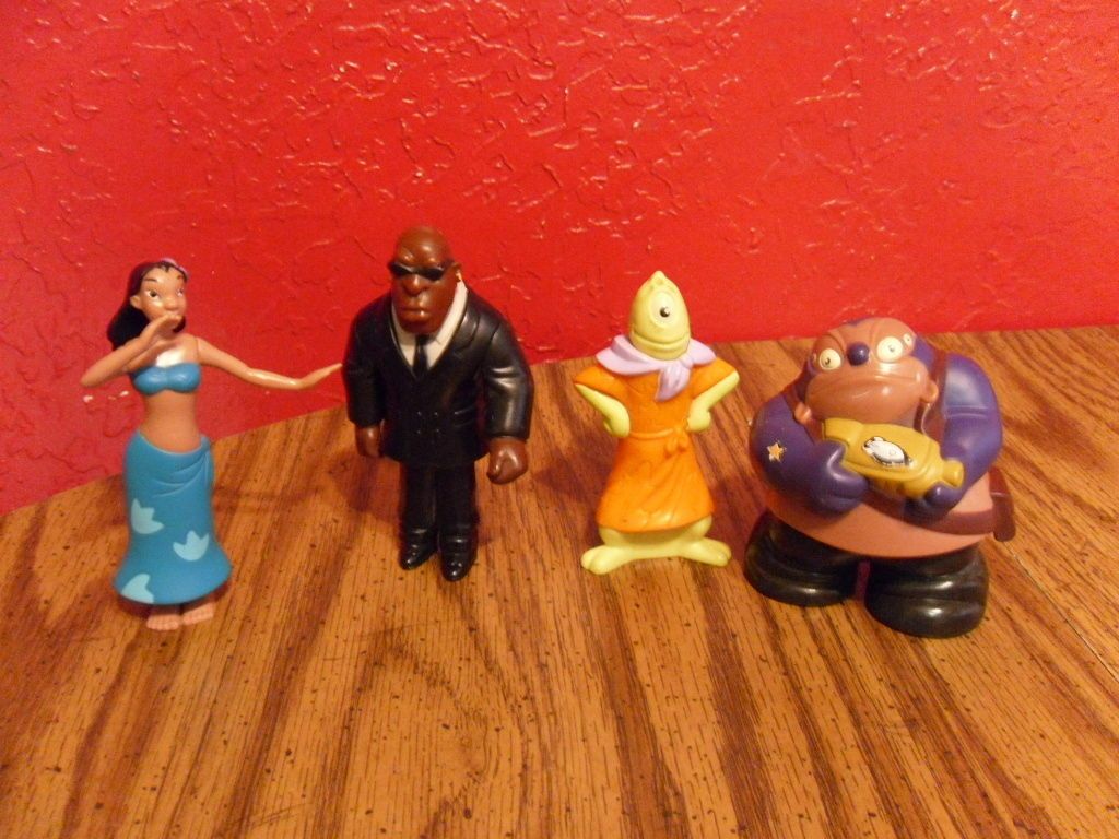 McDonalds Lilo & Stitch Bobbleheads Play doh Fun Cake Topper Disney