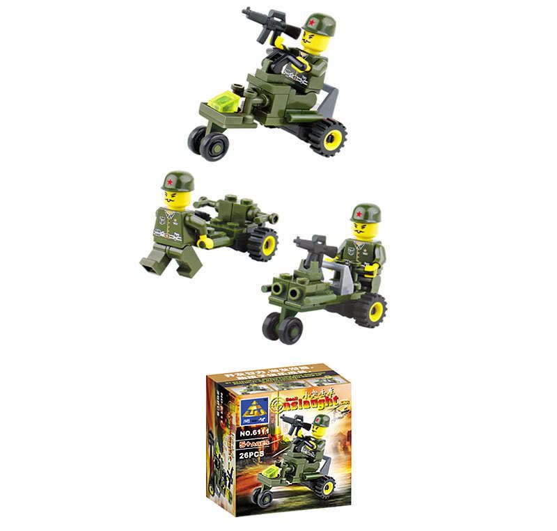 Onslaught Gun Miltary Car   Building Block Set 6111