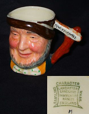 Superb ENGLISH LANCASTER SANDLAND WARE CHARACTER TANKARD   1950s