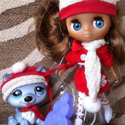 Littlest Pet Shop✿#B1 BLYTHE COLD WEATHER CUTE doll✿#1617 HUSKY