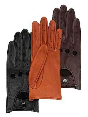 Mens Triumph DEERSKIN Leather DRIVING Gloves by Grandoe