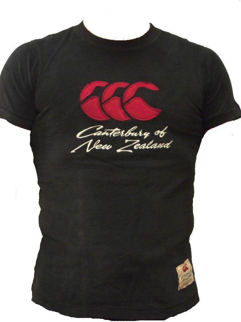 Of New Zealand Distressed Logo T shirt Mens New Boardwalk Blue
