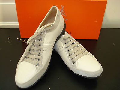 NIB MARTIN DINGMAN RAFAEL CLASSIC CASUAL IVORY LEATHER SNEAKER $225