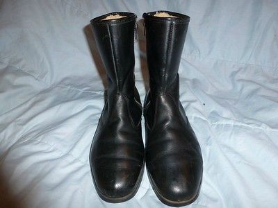 Vintage leather Boots motorcycle boots Beatles HIPSTER MOd Boots vtg