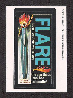 1975 Topps Wacky Packages 12th Series 12 FLARE PEN nm /nm