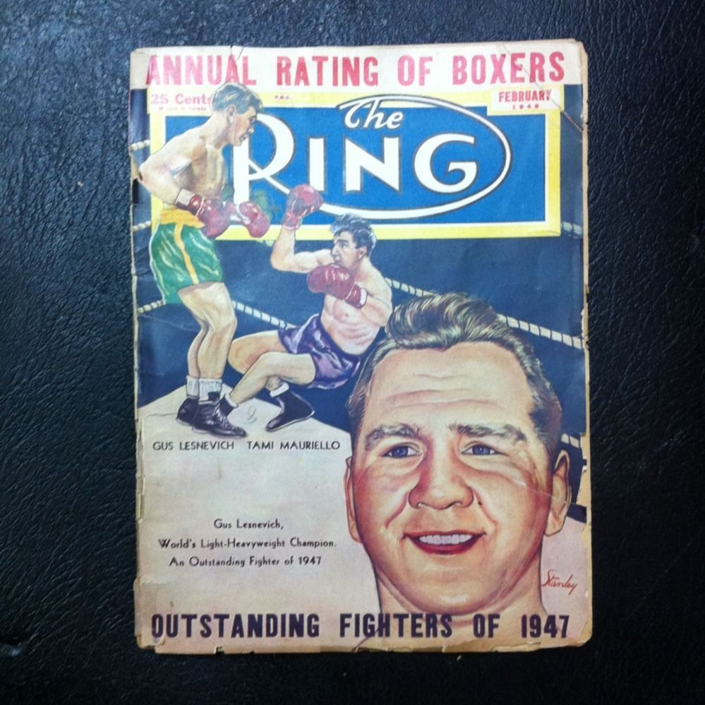 Boxing, Ring Magazine, Mauriello Vs Lesnevich, Feb 1948