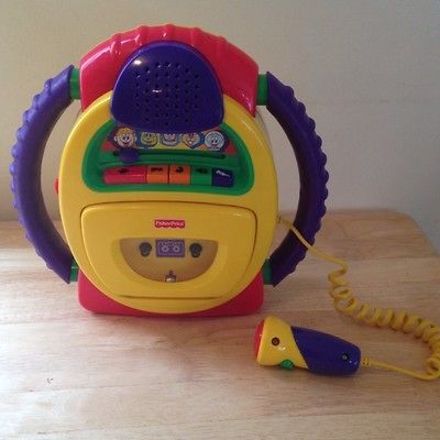 Fisher Price KID TOUGH Voice Warp tape cassette recorder Player Tuff