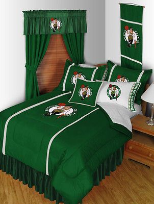 NBA BOSTON CELTICS ** SIDELINES ** BEDDING and BEDROOM DECOR