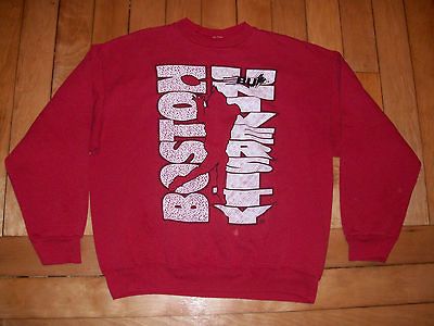 VTG Boston University Terriers Crew Neck Sweatshirt Football Jersey