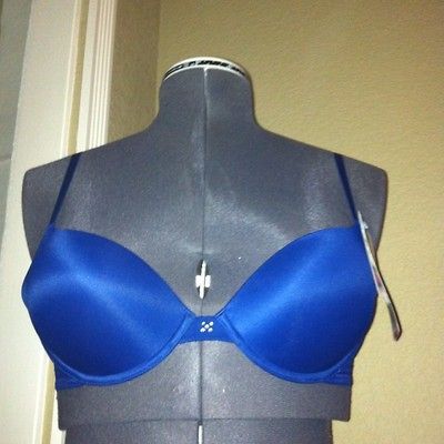 Ambrielle 2 Way Custom Uplift Blue Demi W/ Bling Bra In 34C $36