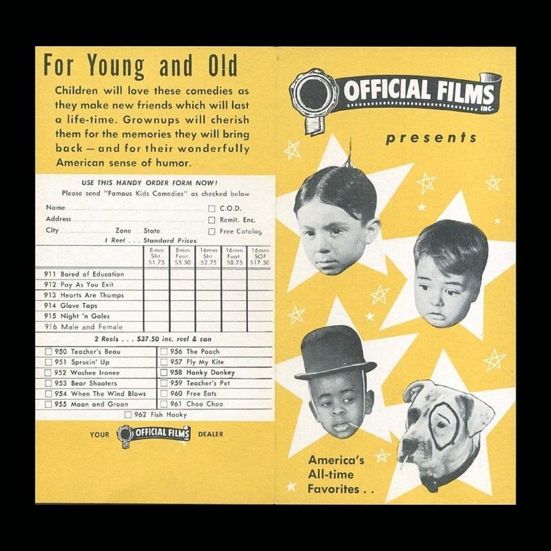 LITTLE RASCALS   SPANKY   ALFALFA   FARINA   VINTAGE OFFICIAL FILMS