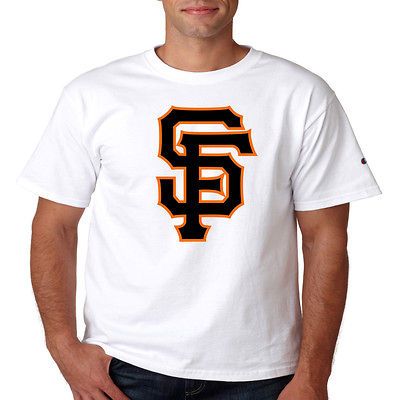 San Francisco Giants SF Logo Champion Shirt Classic Throwback New S