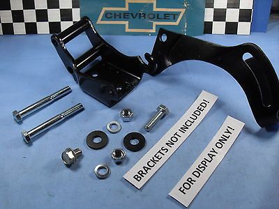 )67 68 CAMARO CHEVELLE POWER STEERING PUMP BRACKETS Short water pump on ...