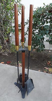 Danish Modern Fireplace Tool Set Mid Century Eames