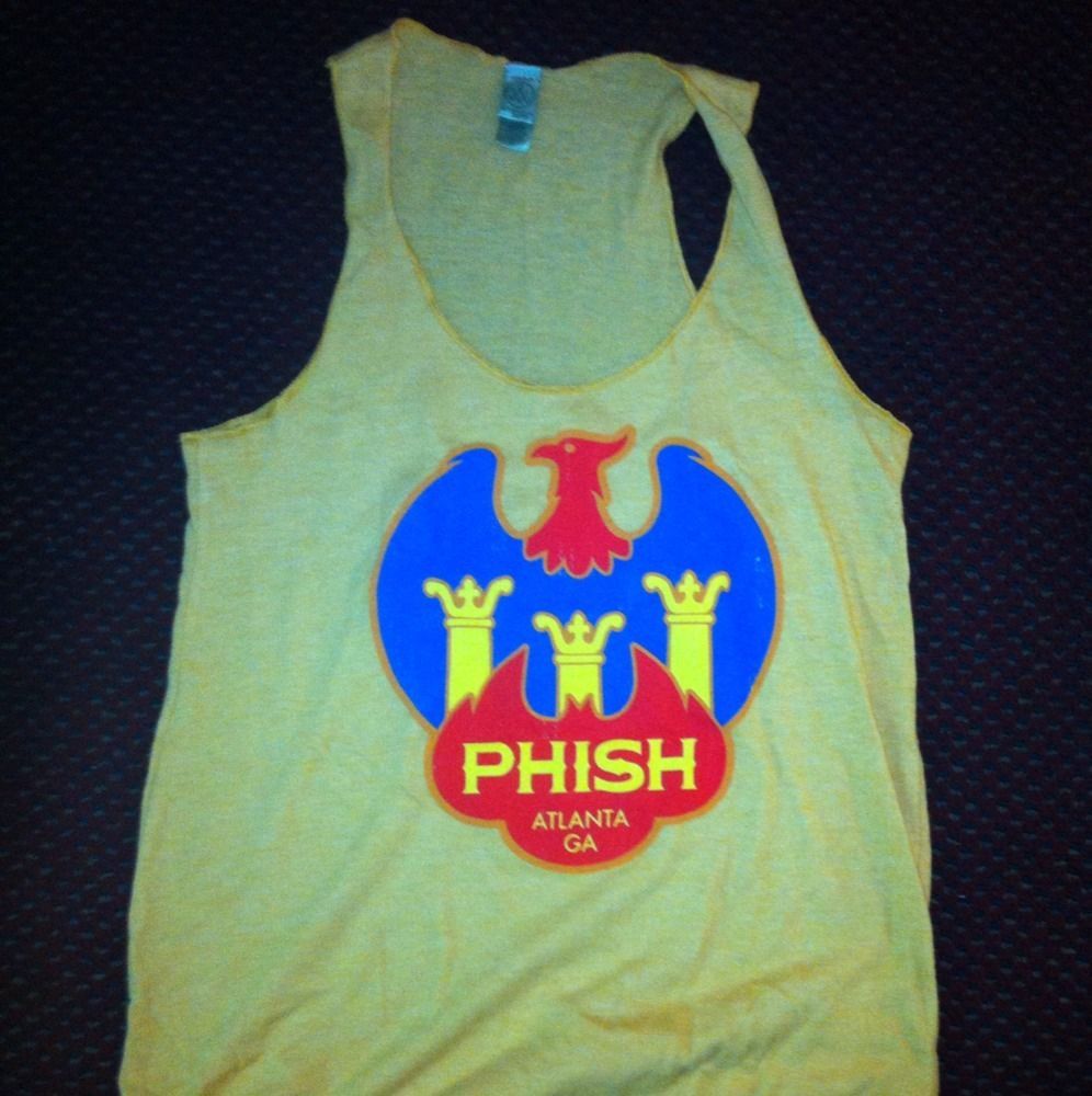 Phish Lg Womens Shirt Aarons Atlanta 8/25 not 12/28 12/29 12/30 12/31