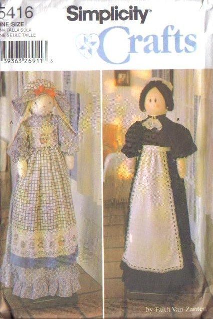 OOP Bunny & Maid Vacuum Cleaner Covers Simplicity Sewing Pattern 5416