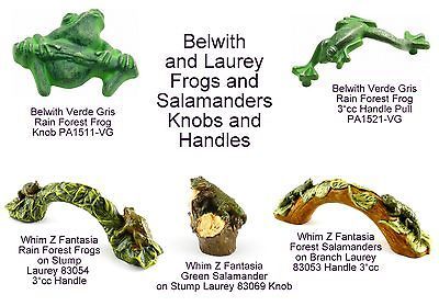 Frogs and Salamander Cabinet Knobs and Handles from Belwith and Laurey