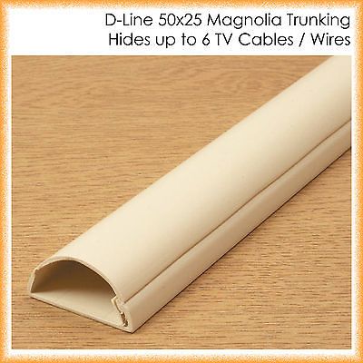 Line Magnolia 50x25mm Cable Conduit to hide tv wires