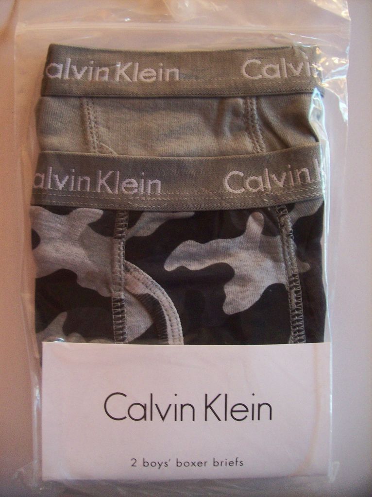 Calvin Klein Boys Underwear Underpants 2 Boxer Briefs 2T/3T 4Toddler